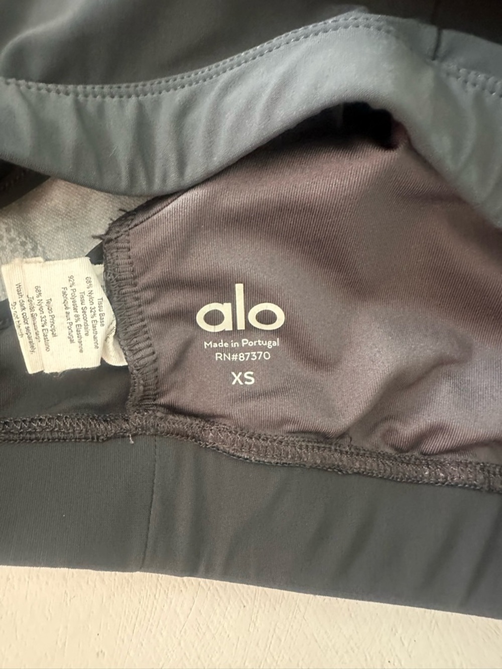 Dark Gray Alo Bra - Picture 3 of 3
